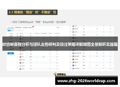 欧协联赛程分析与球队走势研判及投注策略详解指南全景解析实操篇